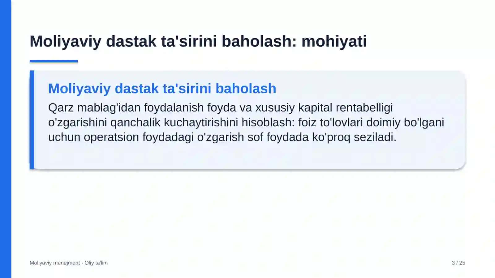 Akvaparklarda moliyaviy dastak ta'sirini baholash 3