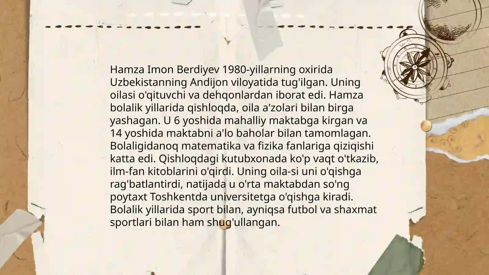 Hamza Imon Berdiyev hayoti va ijodi 3