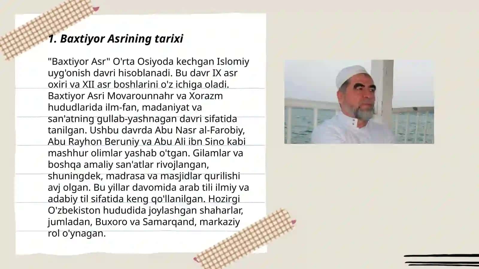 Baxtiyor Asri haqida taqdimot 3