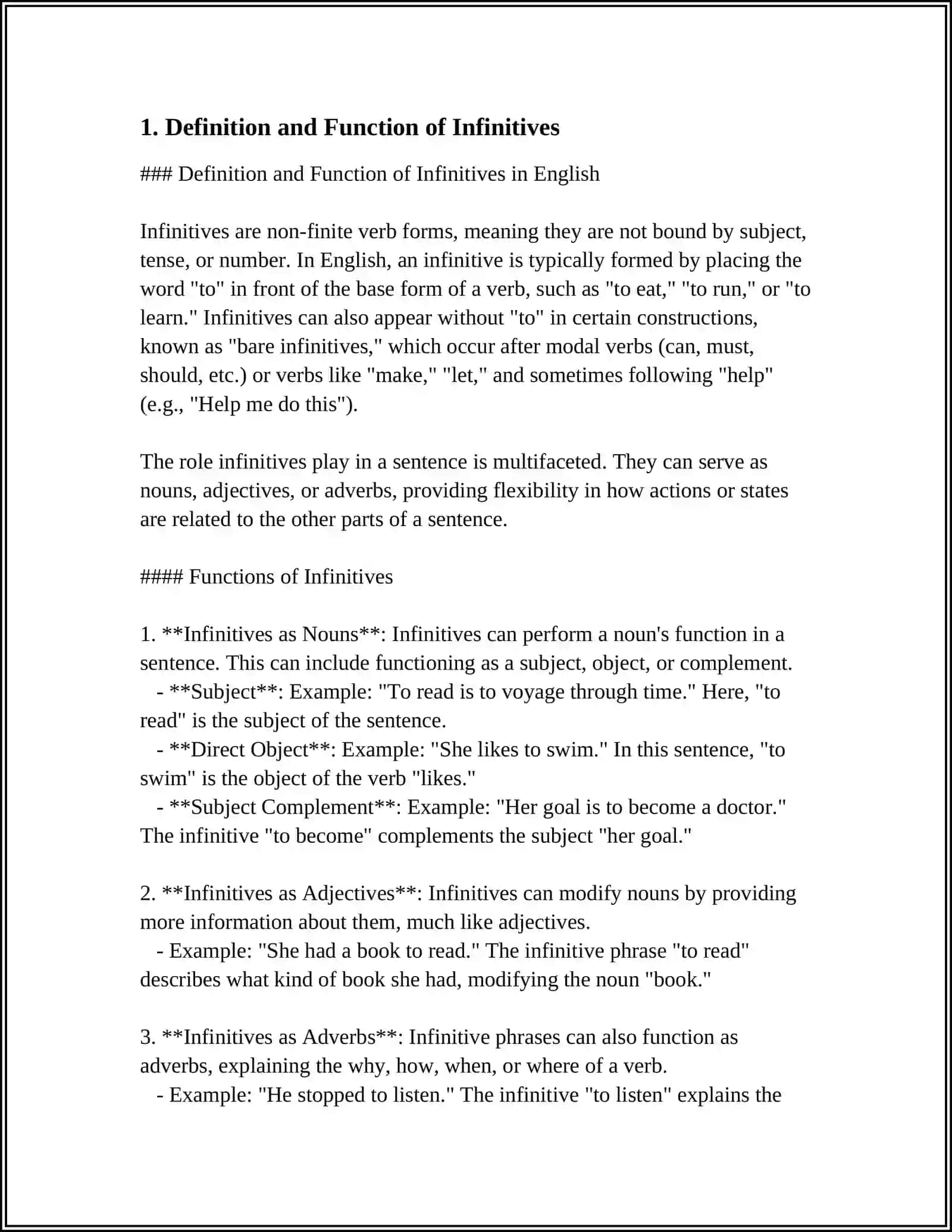 INFINITIVE AND GERUND 3