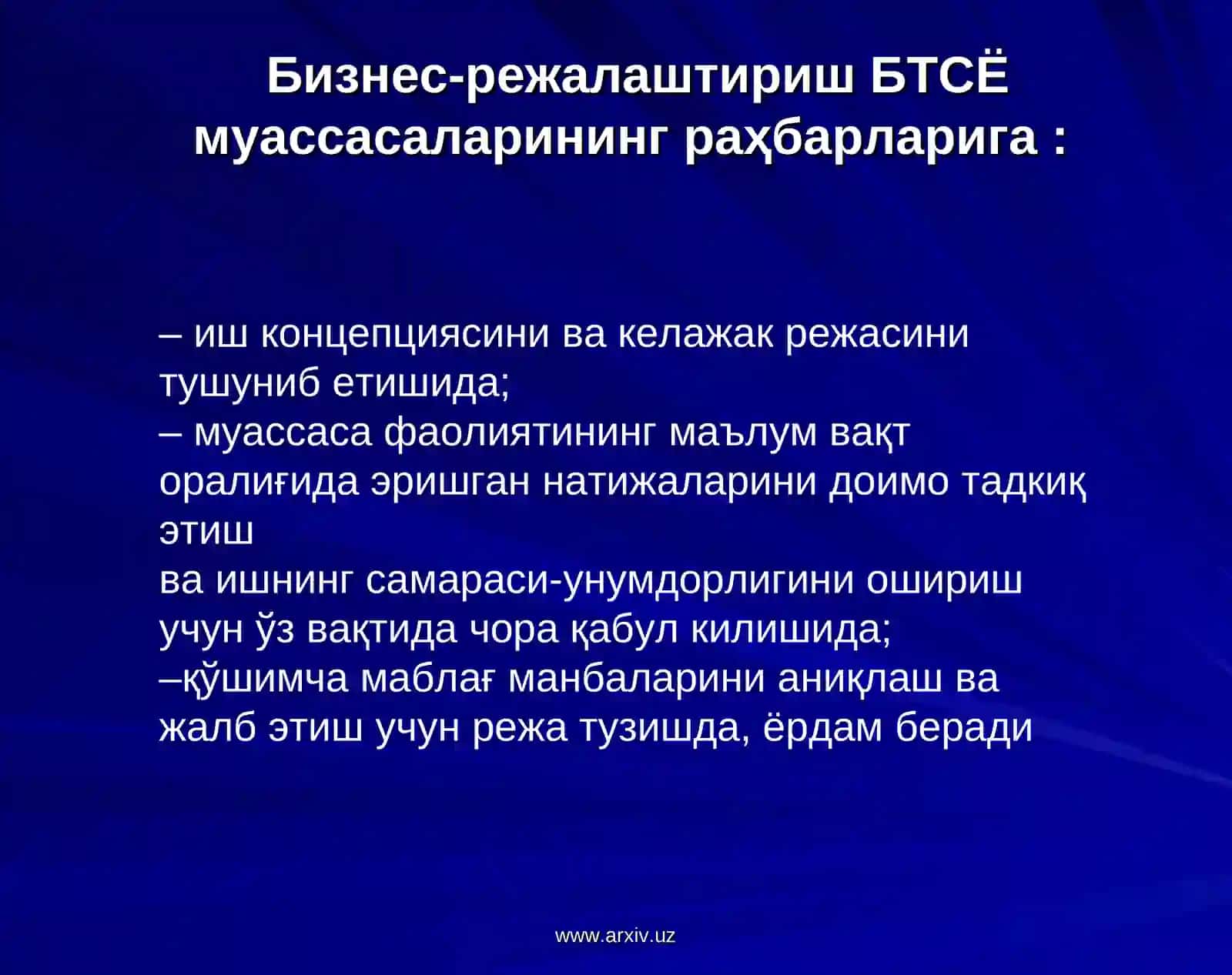 Бизнес-режа 3