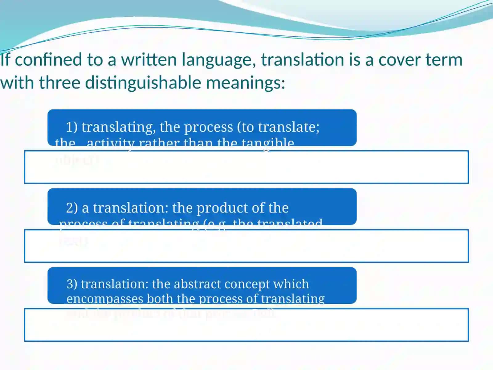 EQUIVALENCE IN TRANSLATION: SOME PROBLEM-SOLVING STRATEGIES 3