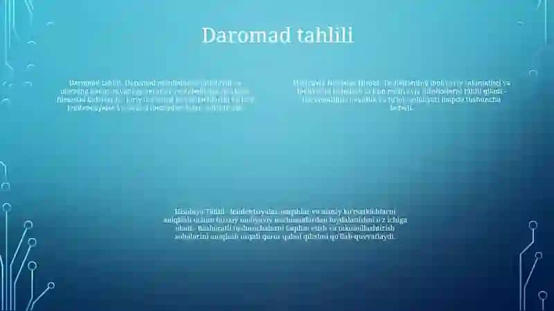 Moliyaviy Natijalar Hisobi 3