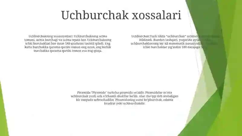 Uchburchak Va Piramida 3