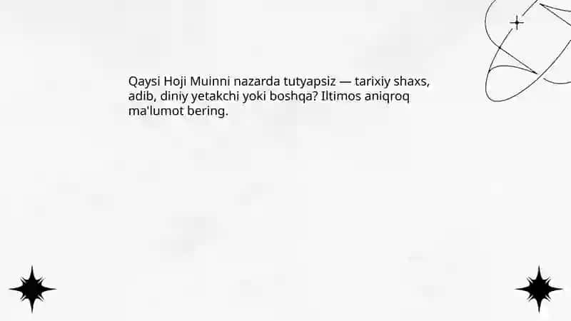 Hoji Muin haqida 3