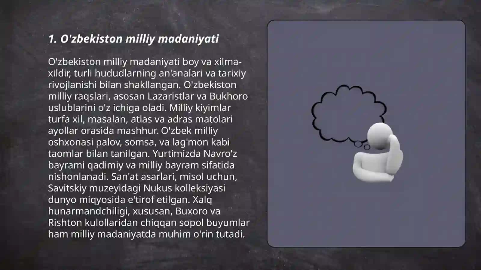 O'zbekiston milliy madaniyati 3