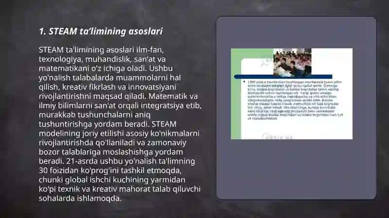 STEAM taʼlim tizimi 3