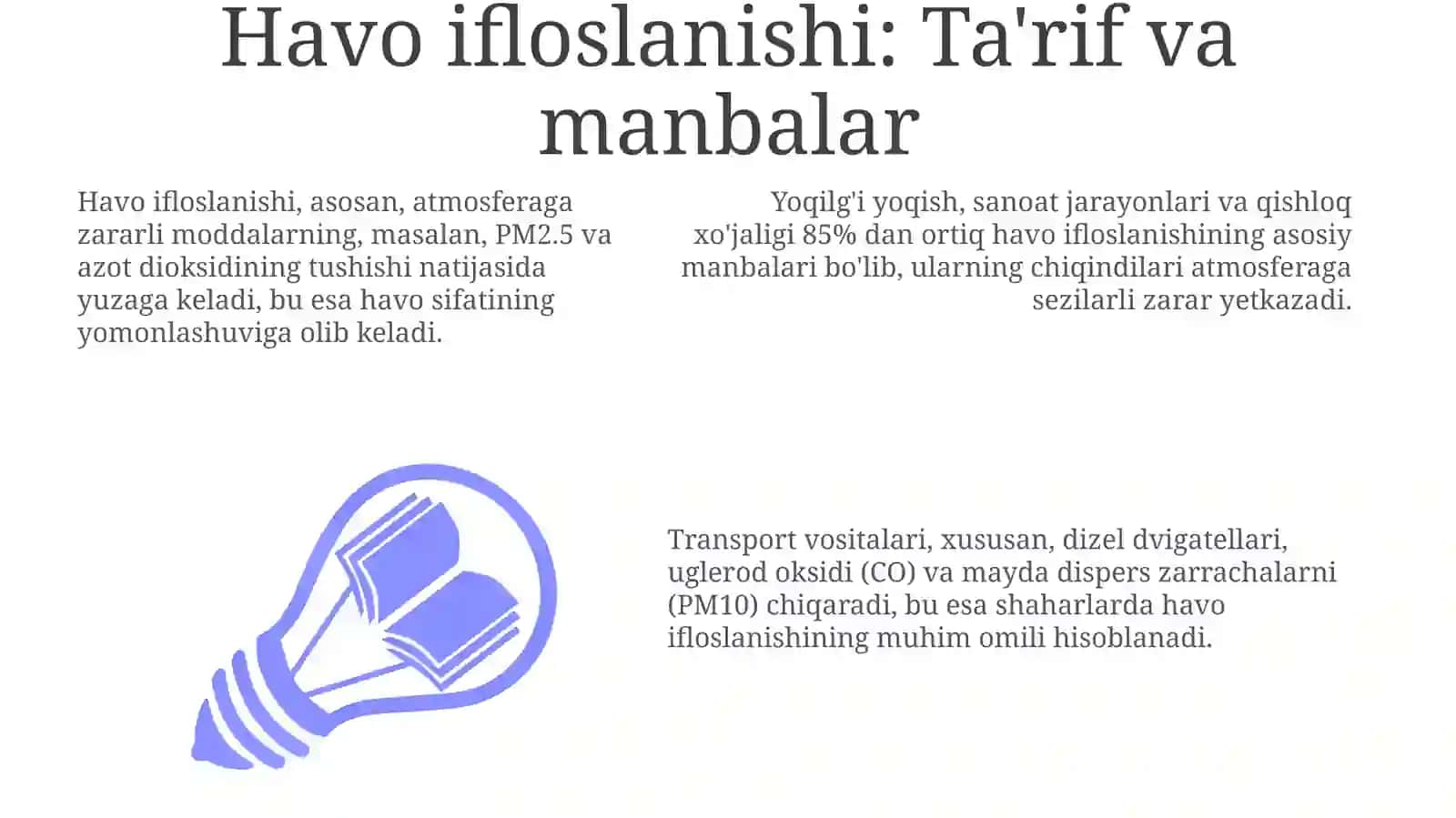 Havoning ifloslanishi 3