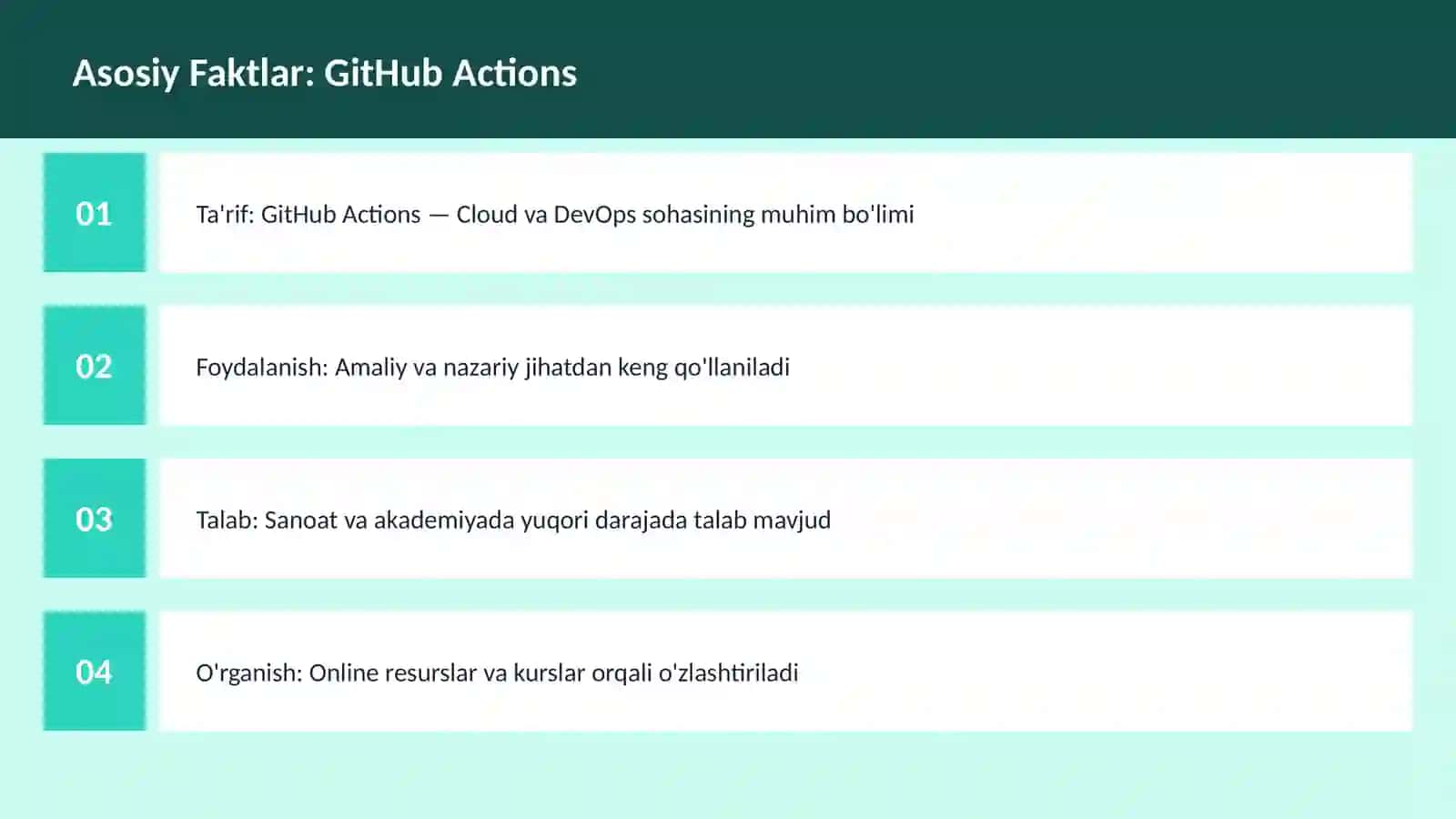 GitHub Actions 3