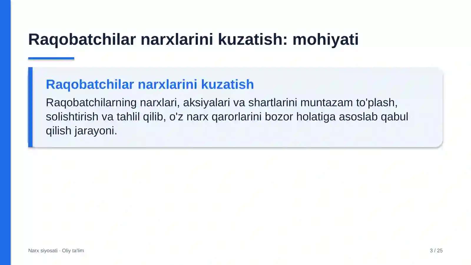 Xostellarda raqobatchilar narxlarini kuzatish 3