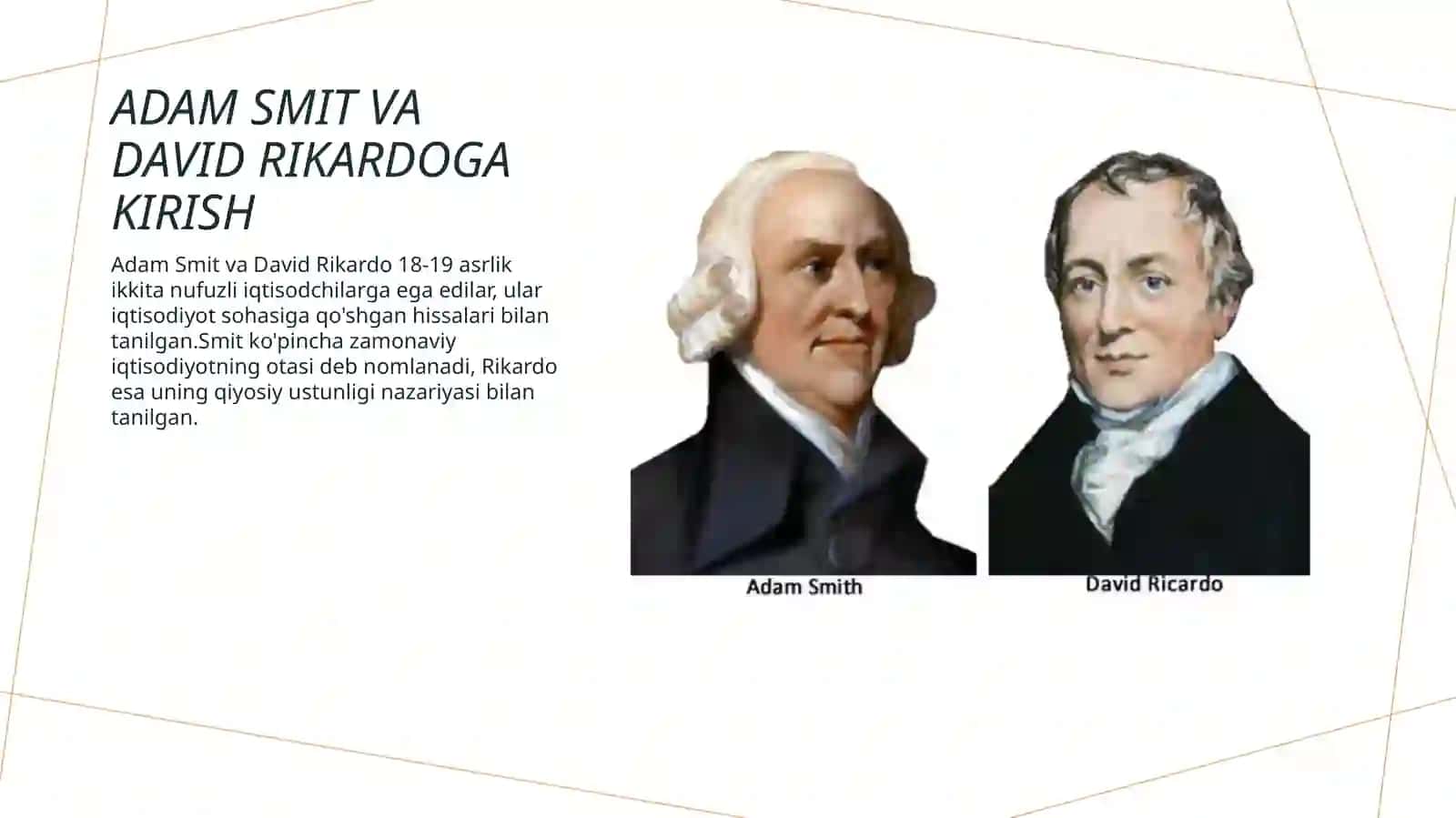 Adam Smit va DAvid Rikardo 3
