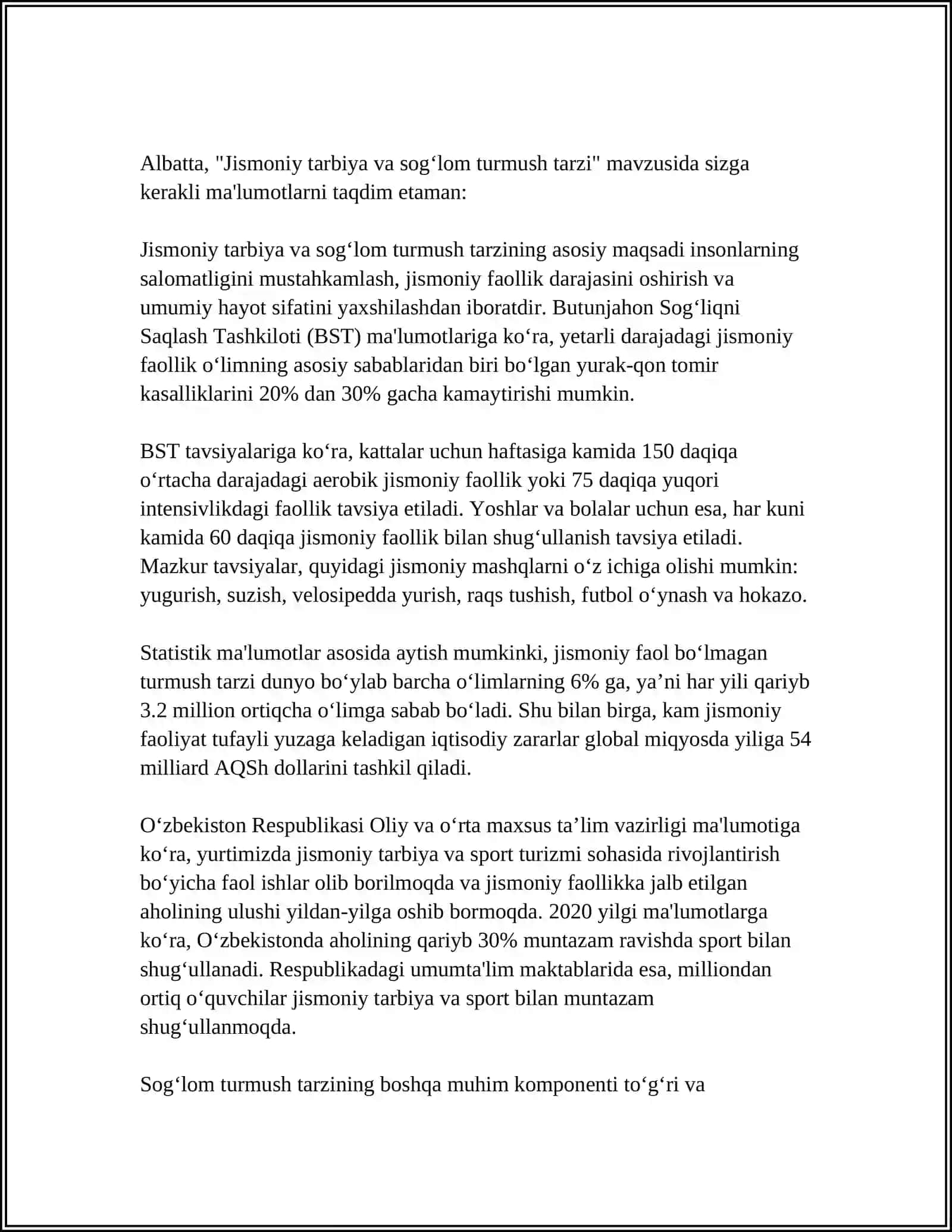 Jismoniy tarbiya va sog‘lom turmush tarzi 3