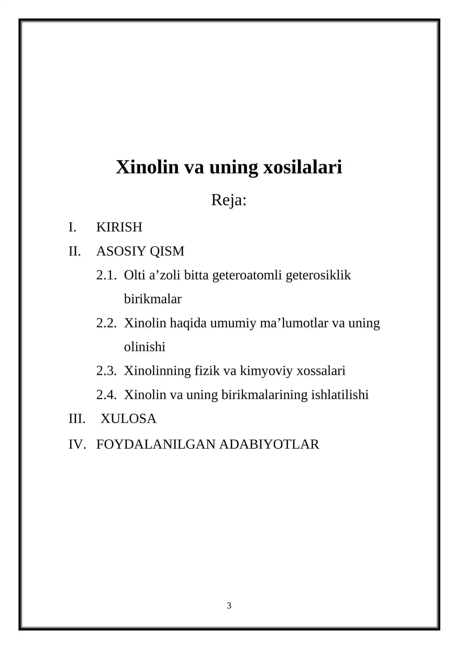 XINOLIN VA UNING XOSILALARI 3