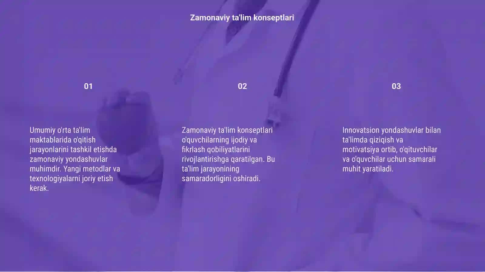 Zamonaviy ta'lim jarayonlari 3
