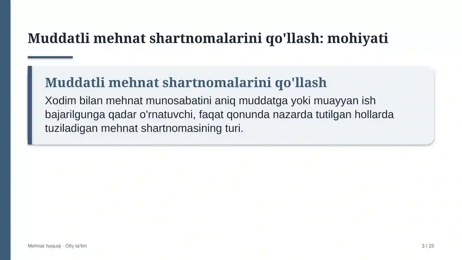 to'lov tashkilotlarida muddatli mehnat shartnomalarini qo'llash 8222 3