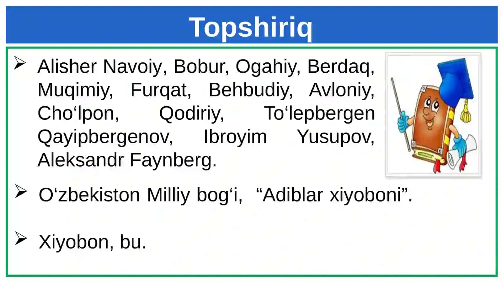 BOSH HARFLAR IMLOSI 3