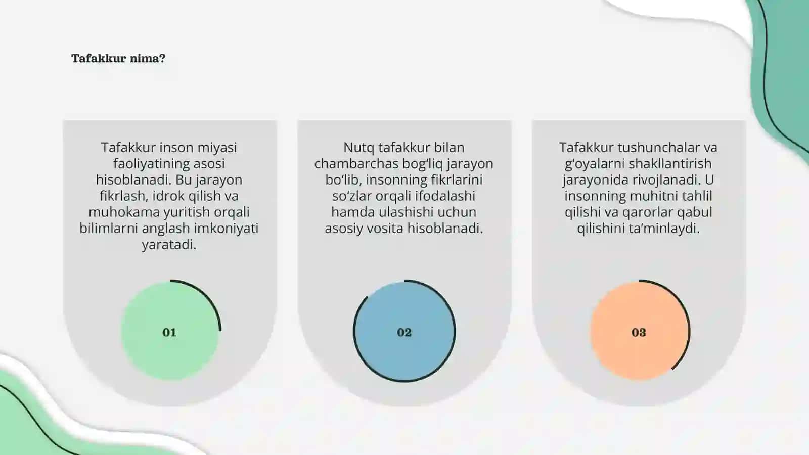 Tafakkur va nutq 3