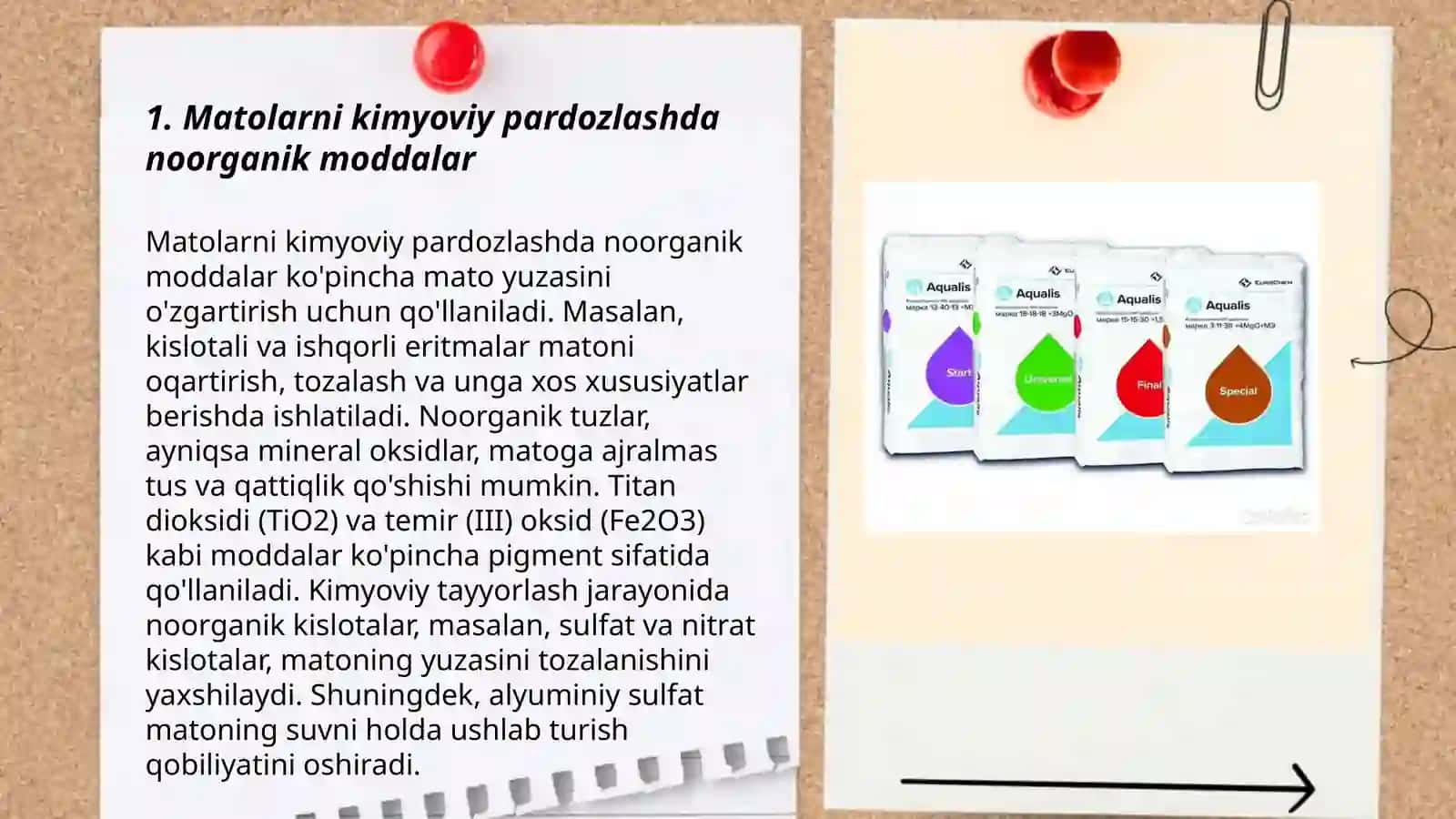 Matolarni kimyoviy pardozlash 3