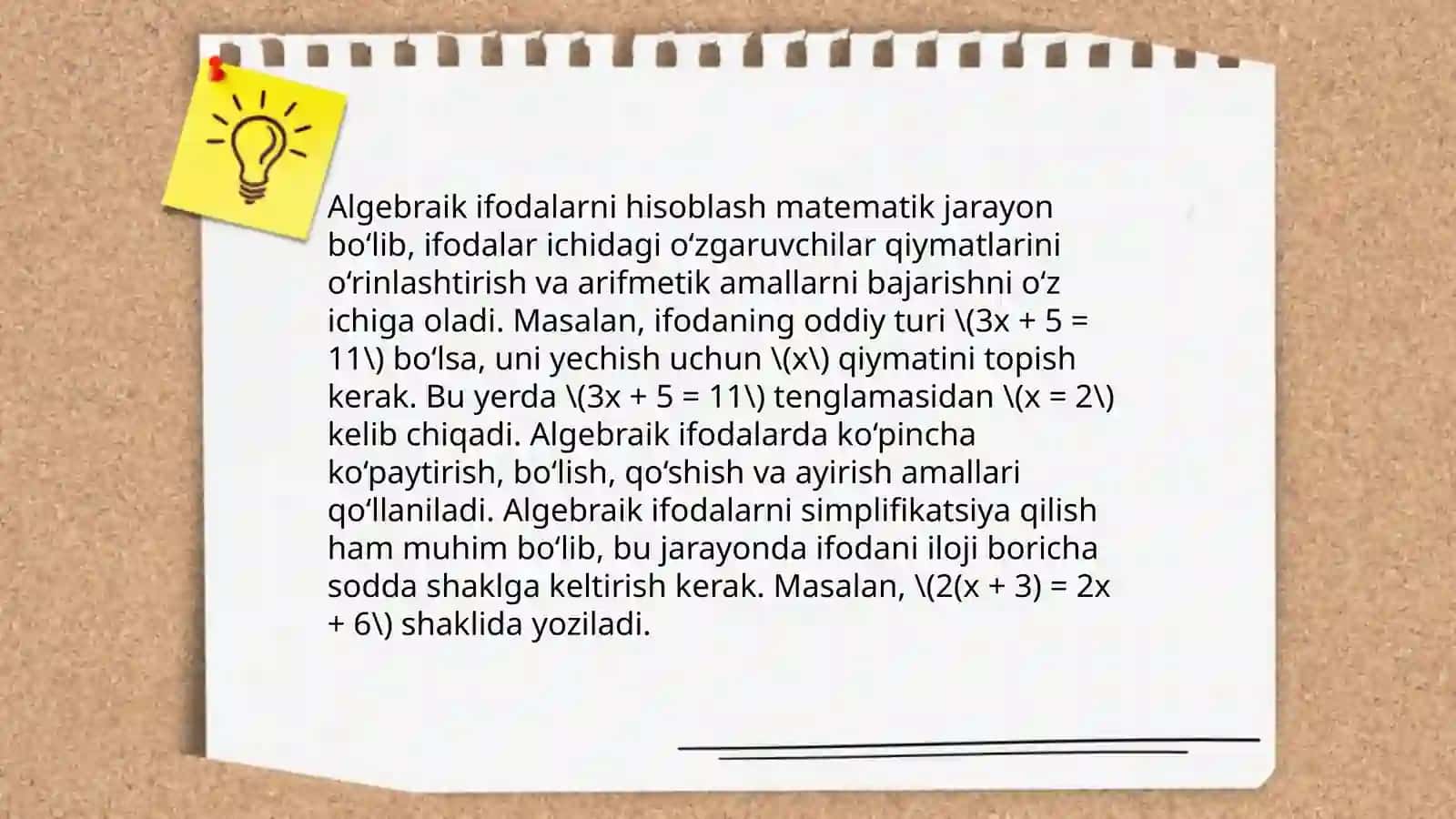 Hisobat matnini tayorlash 3