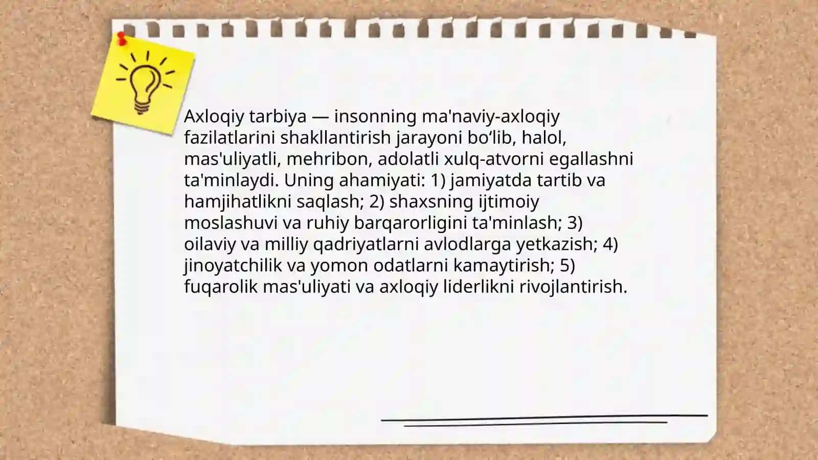 Axloqiy tarbiya 3
