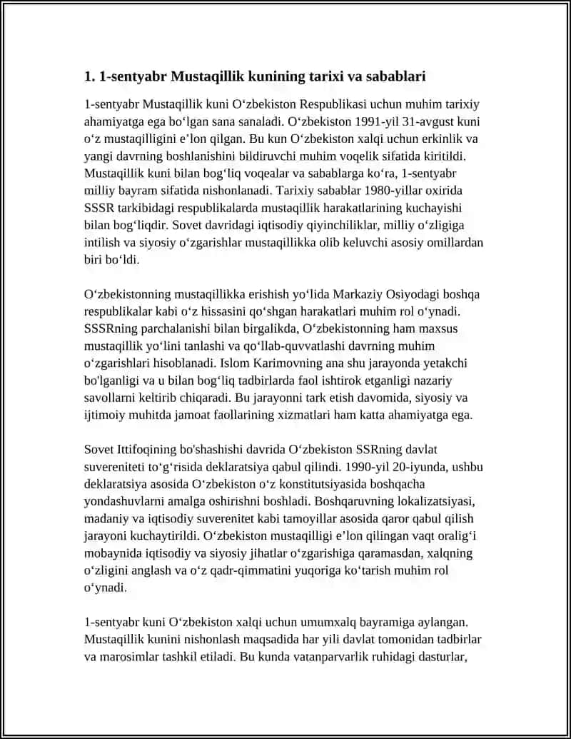 1-sentyabr Mustaqillik Kuni 3