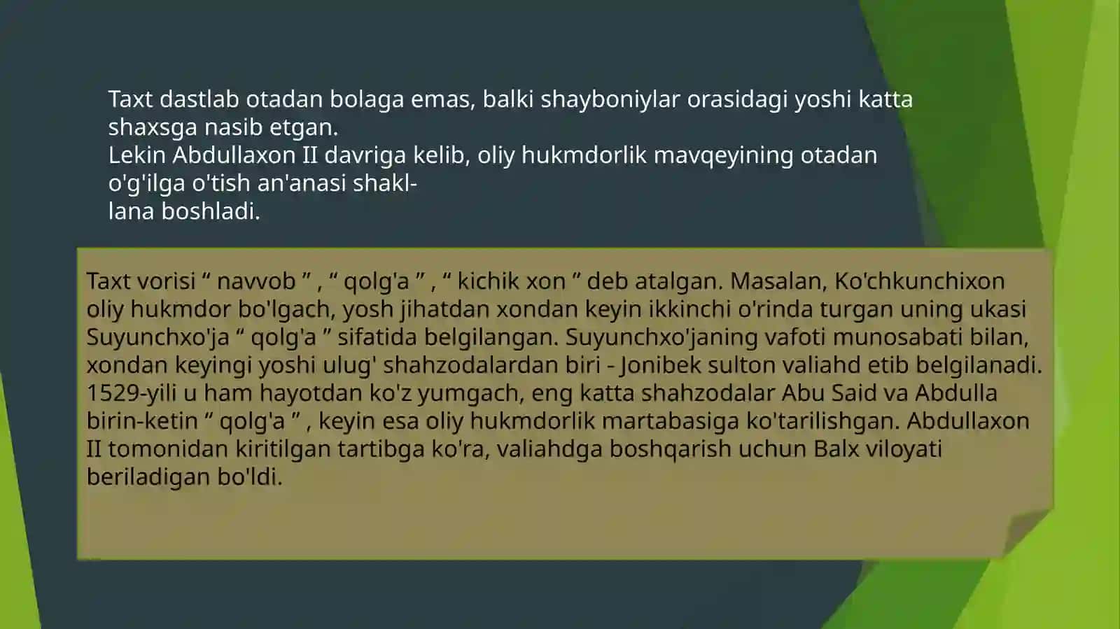 shayboniylar davri davlat boshqaruvi 3