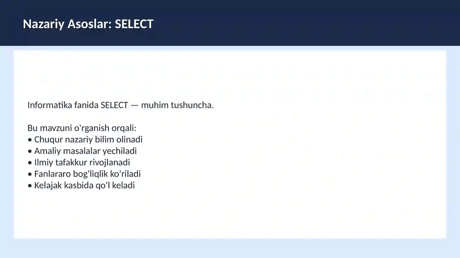 INFORMATIKA SQL 3