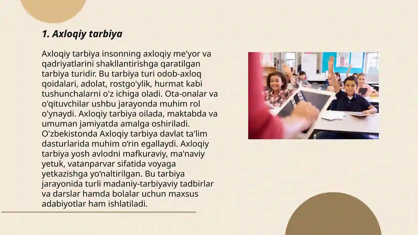Axloqiy tarbiya 3