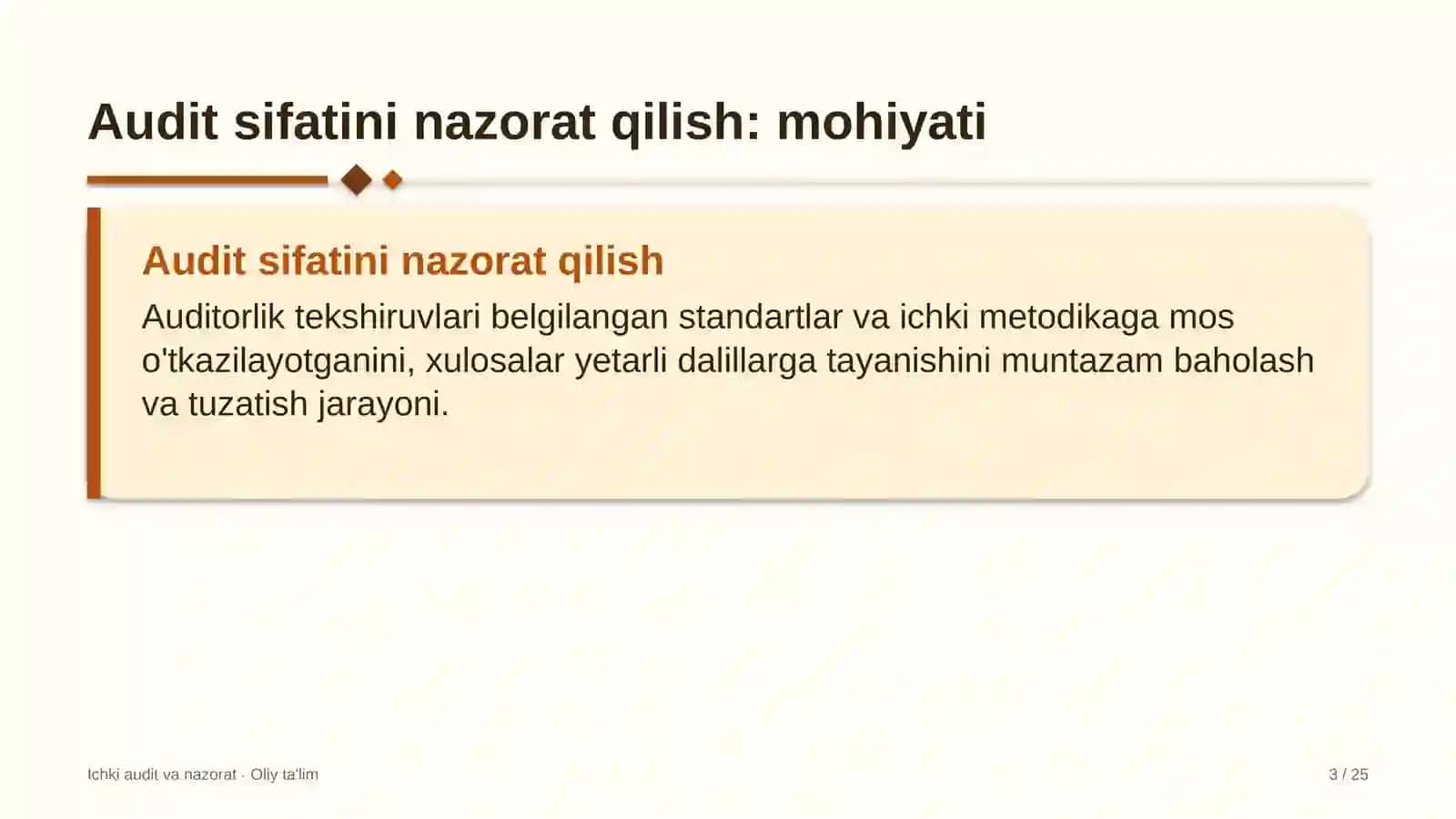 Gaz qazib olishda audit sifatini nazorat qilish 3