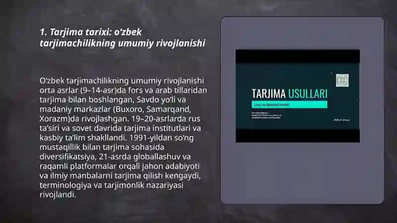 Tarjima tarixi 3
