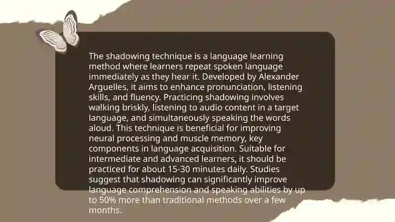 Shadowing technique 3