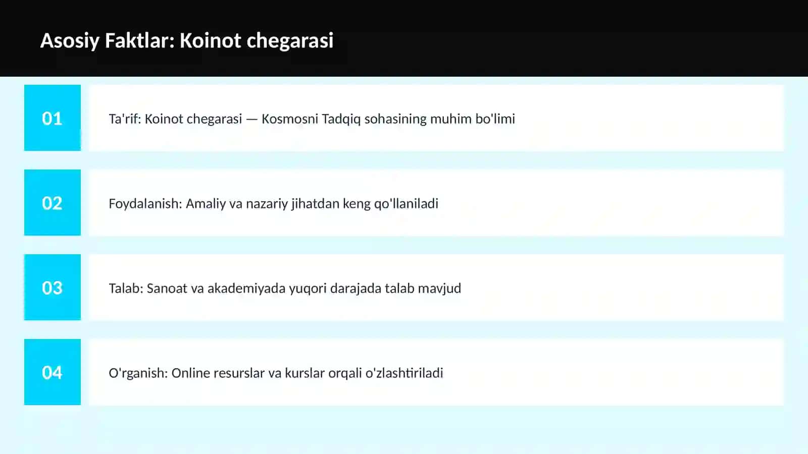 Koinot chegarasi 3