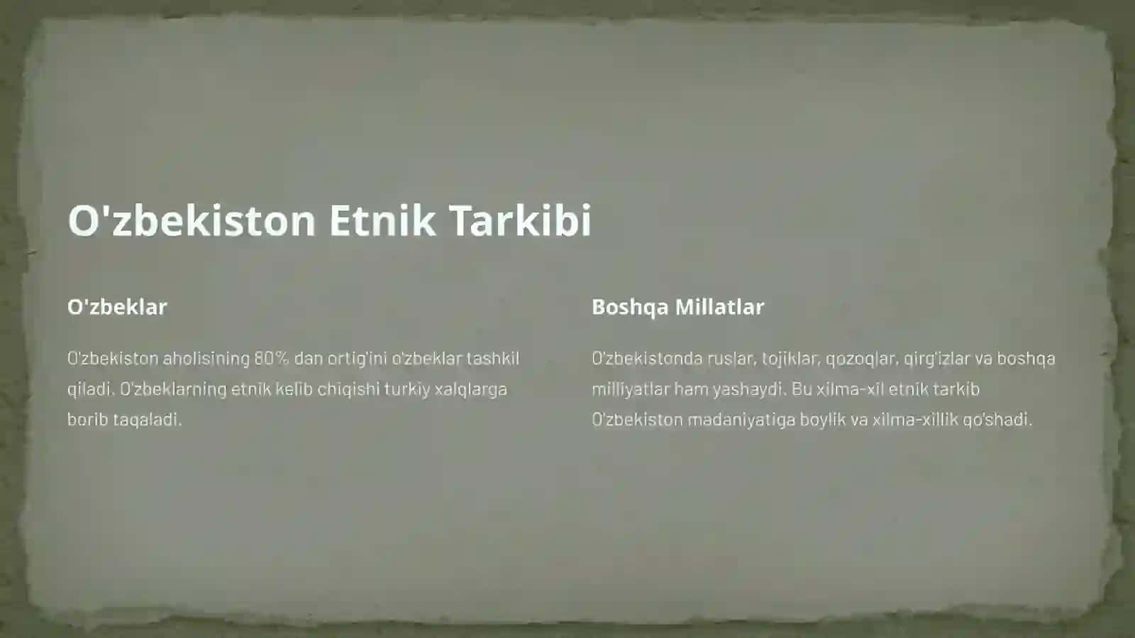 Markaziy Osiyo Davlatlari Aholisining Etnik Tarkibi 3