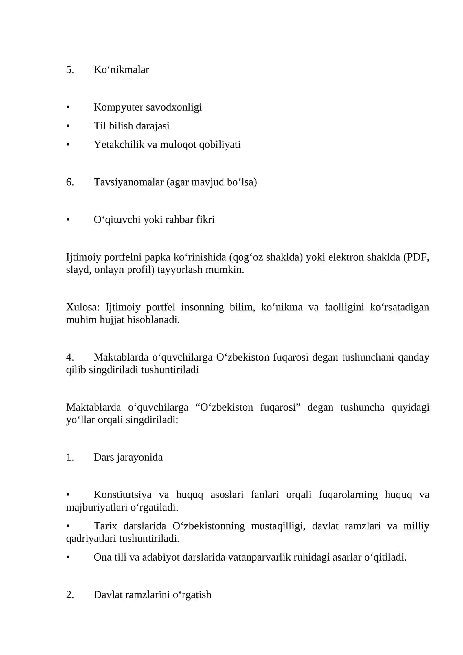 Maktab maslahatchisi suhbat bilet savollariga tayyorgarlik 3