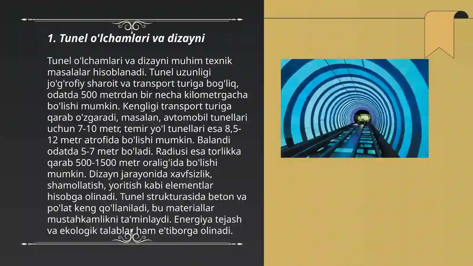 Tunel charhlash usuli 3