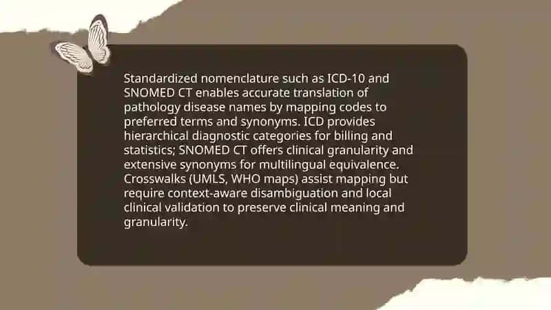 Translating Disease Names and Conditions 3