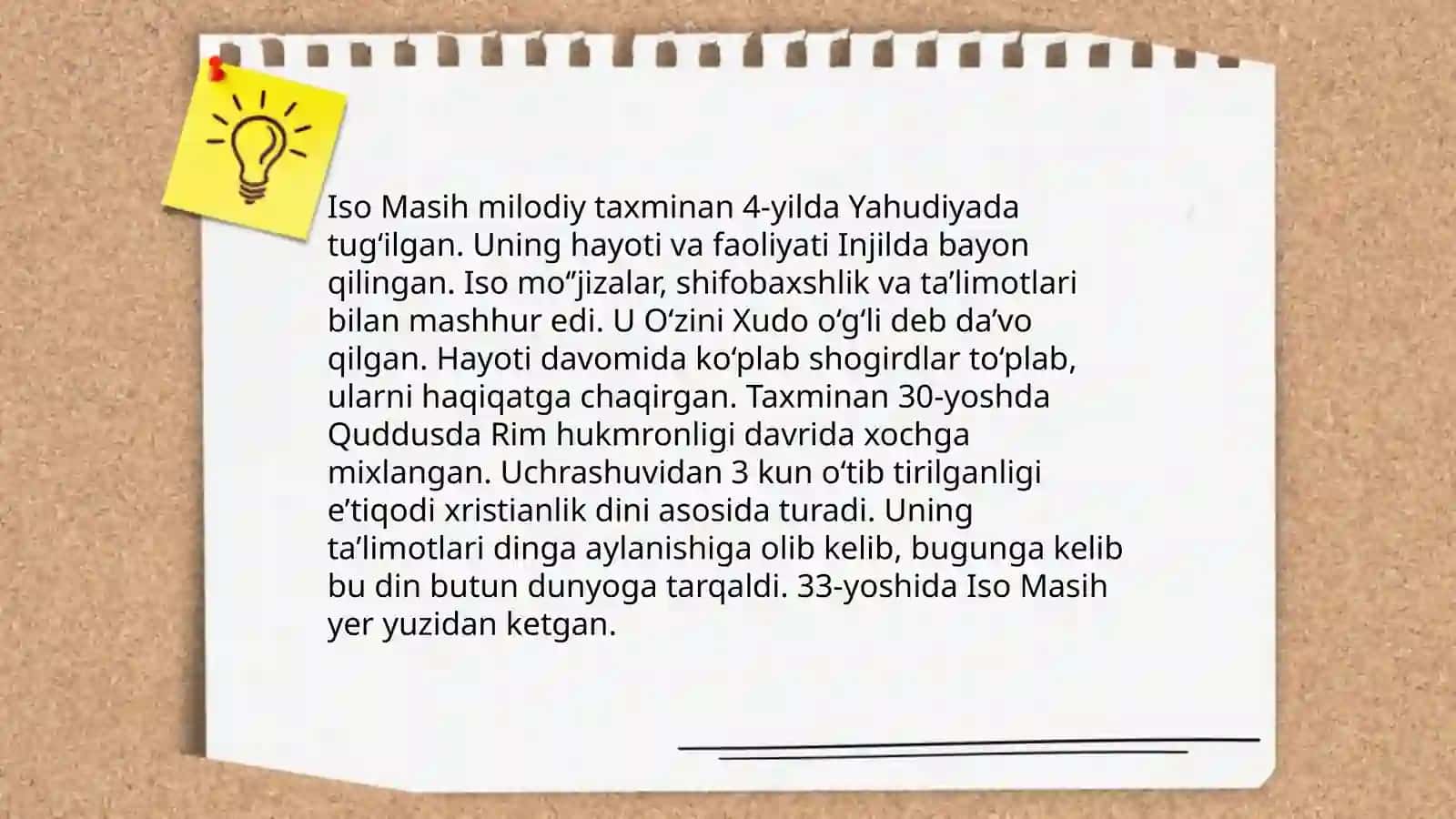Xristian dini va tarixi va asosiy gʻoyalari 3