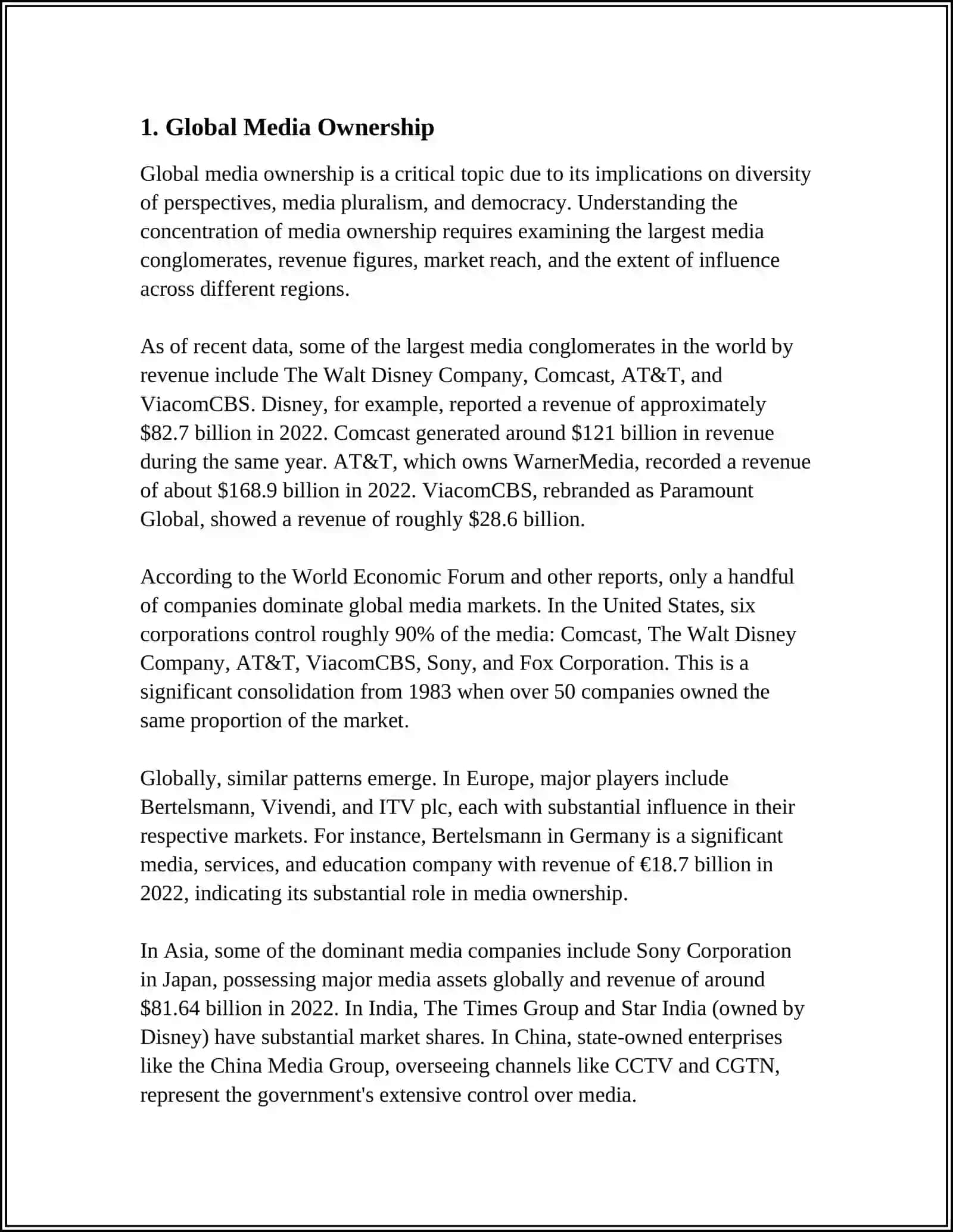 WORLD MEDIA 3