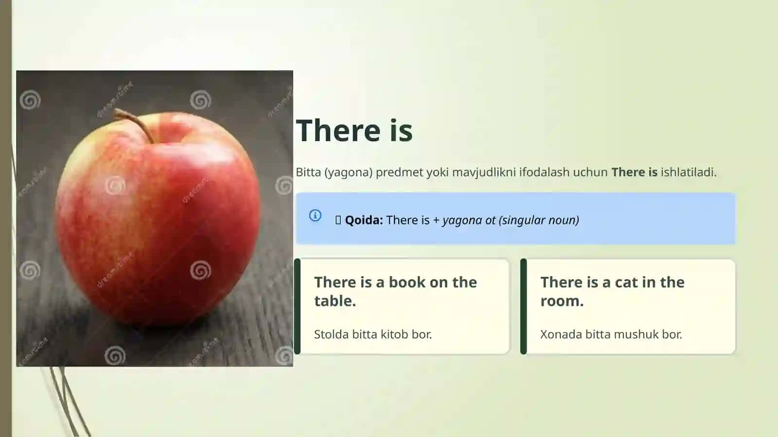 There is / There are 3