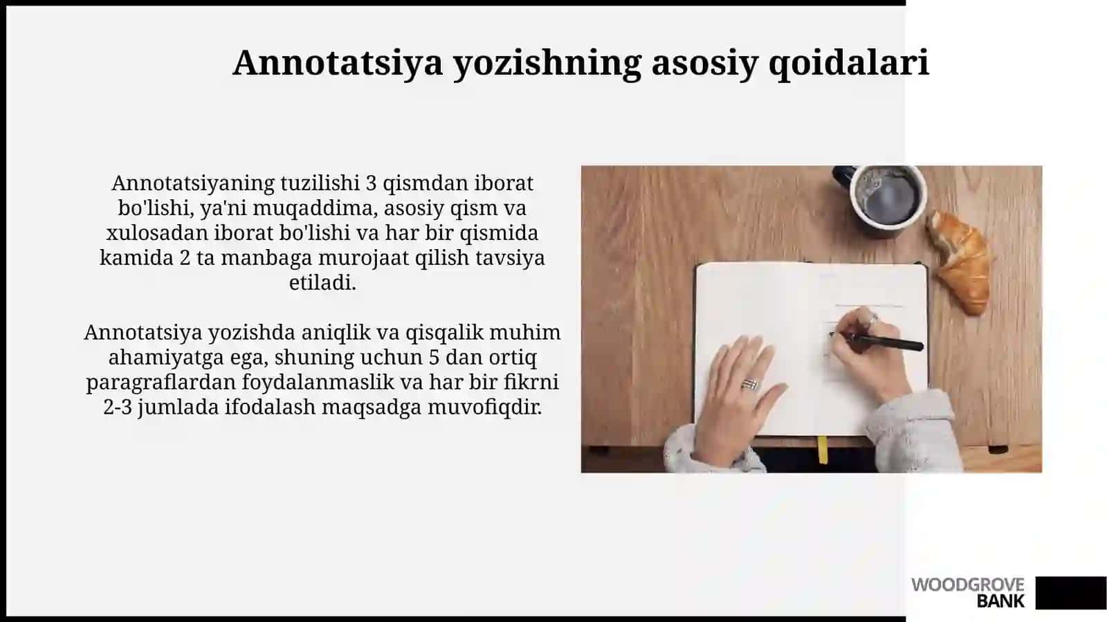Annotatsiyasi Yozish: Qo'lanmasi 3