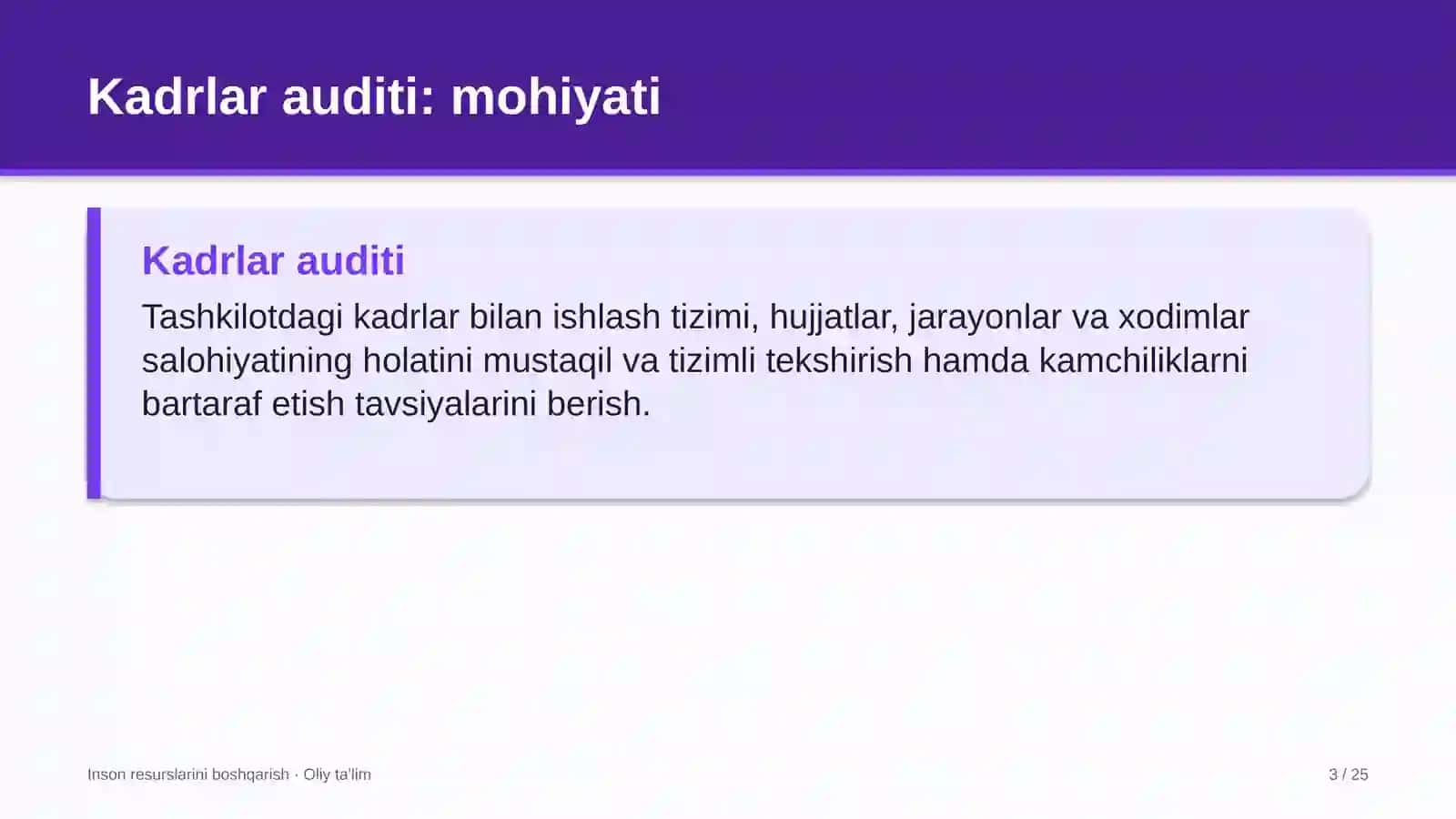 Yuridik firmalarda kadrlar auditi 3