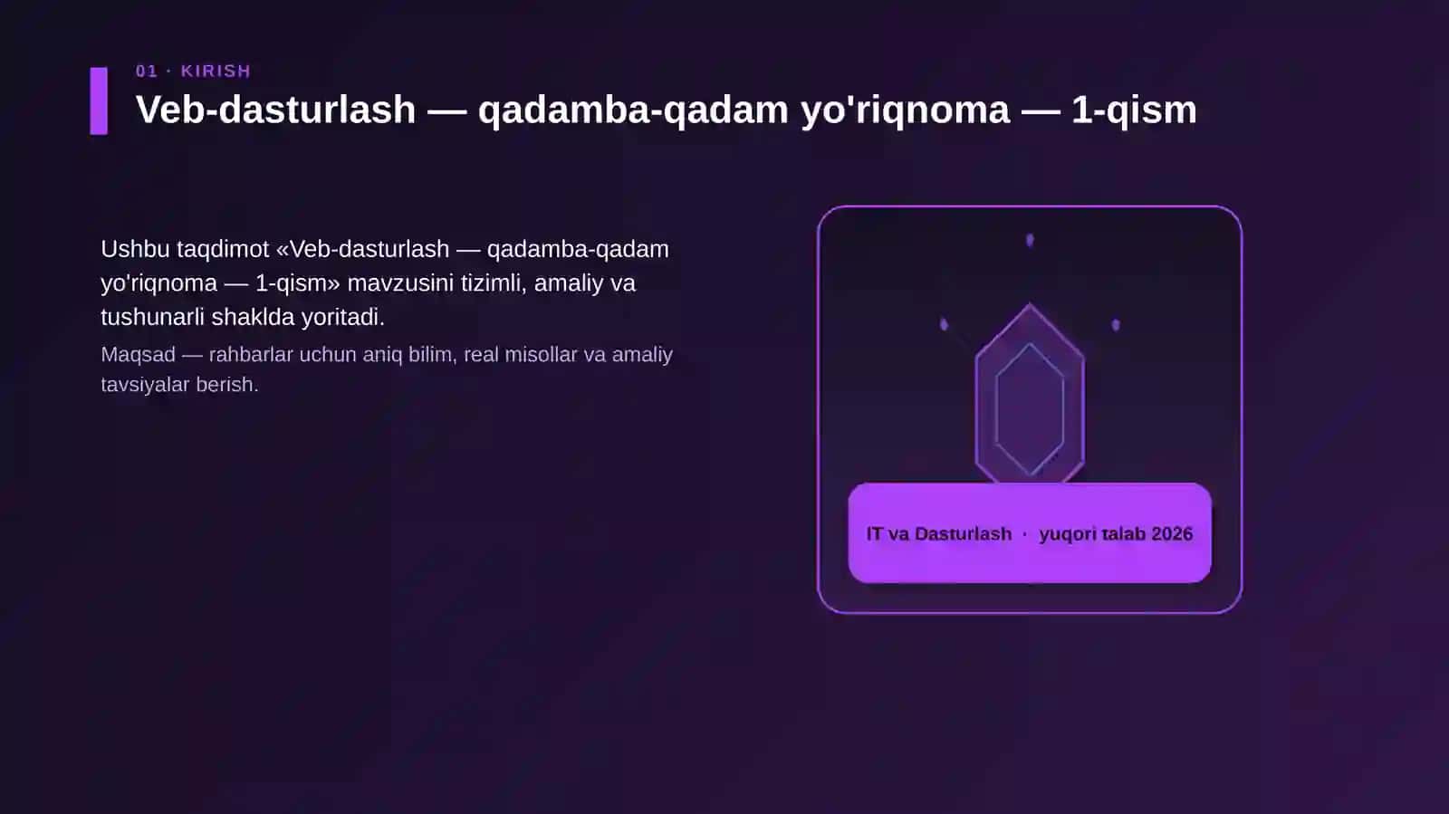 Veb-dasturlash — qadamba-qadam yo'riqnoma — 1-qism 3