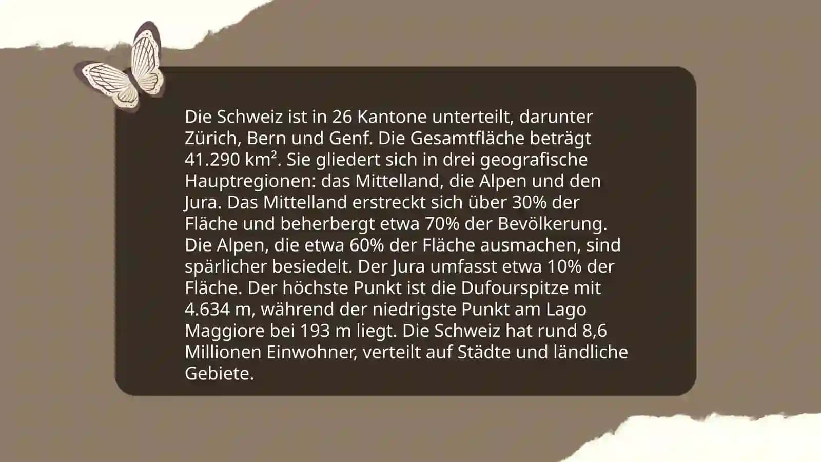 Geografische Gliederung der Schweiz 3