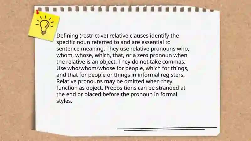 Relative Clauses 3