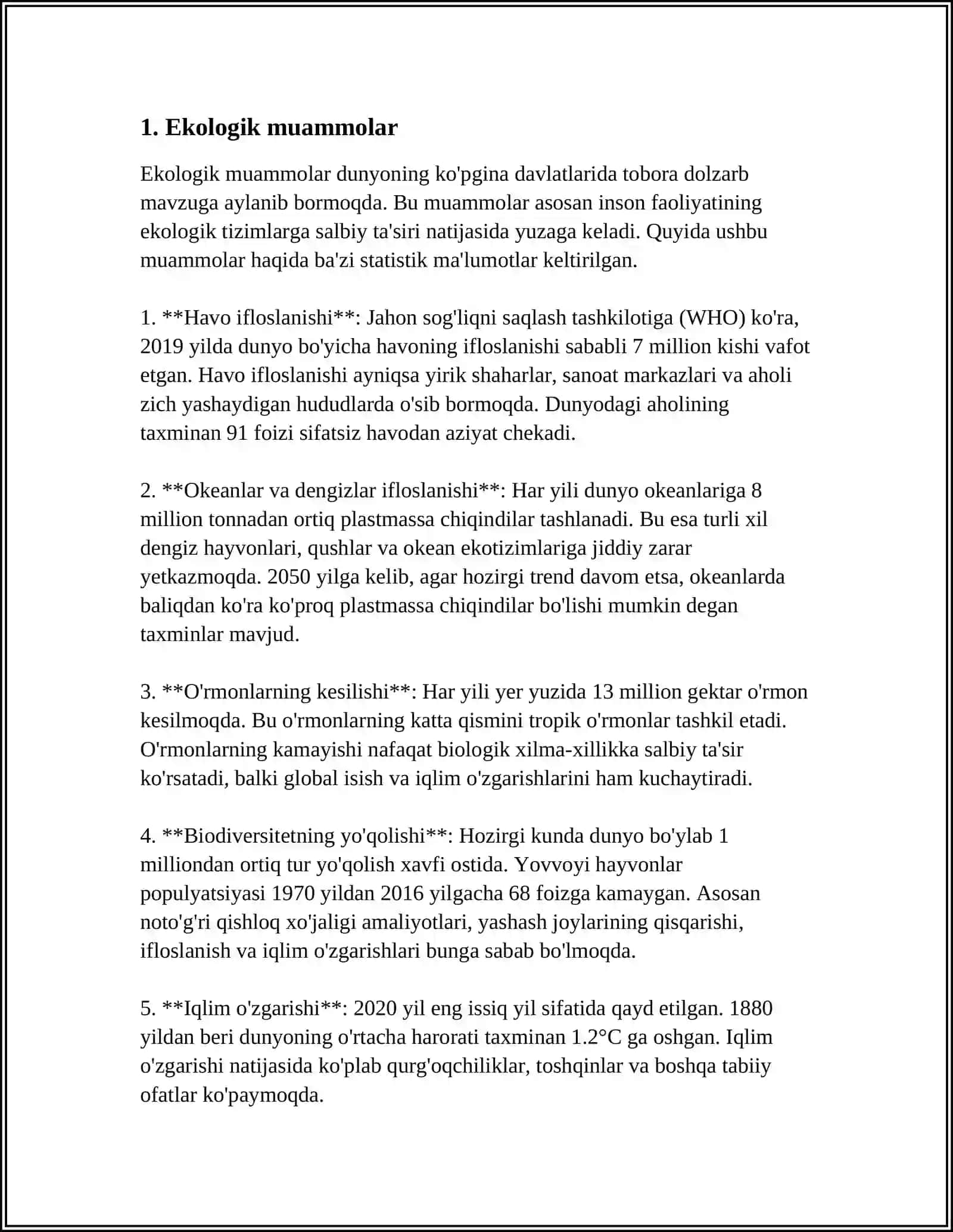 EKALOGIYA HAQIDA 3