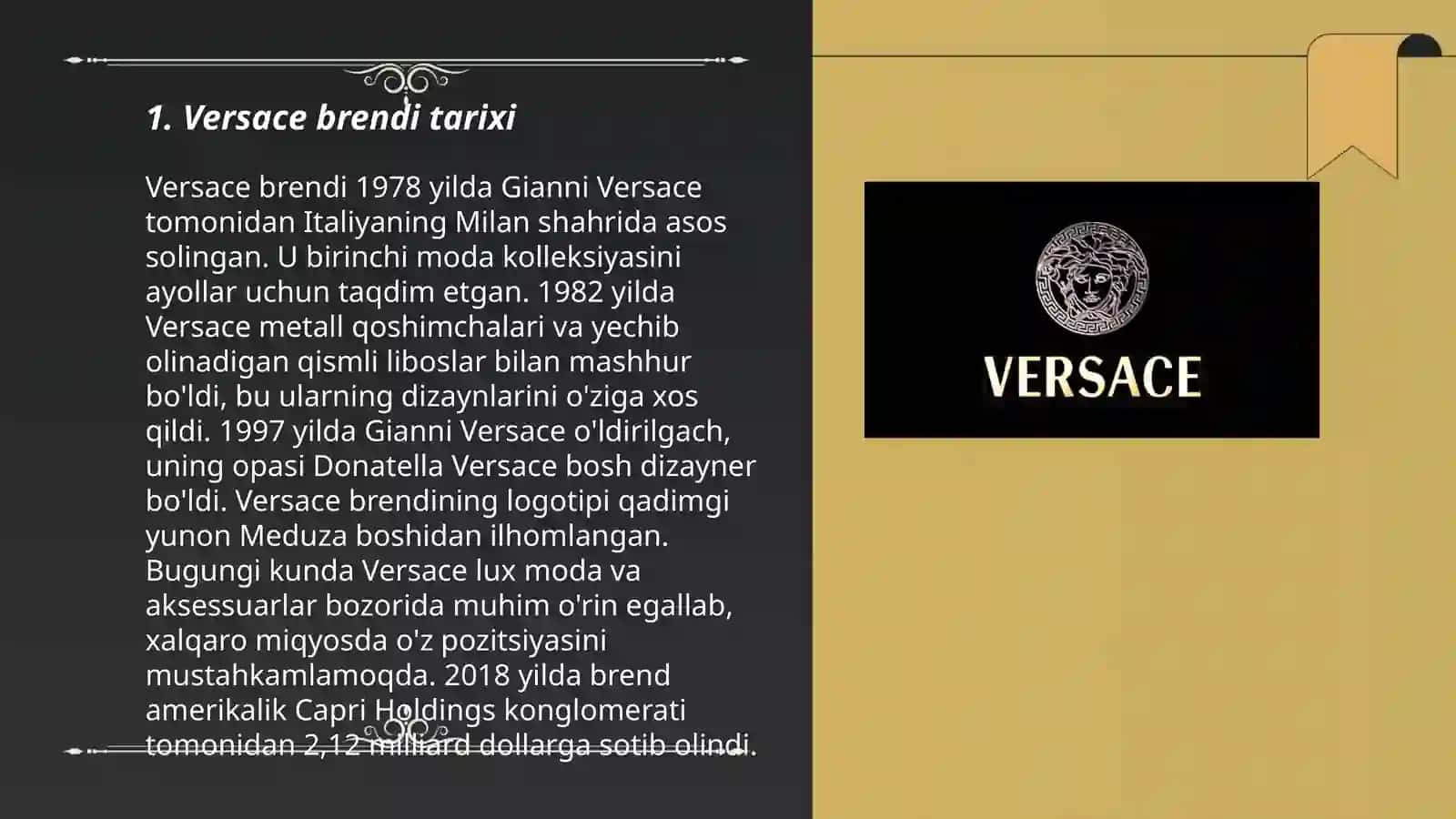 VERSACE BRENDI 3