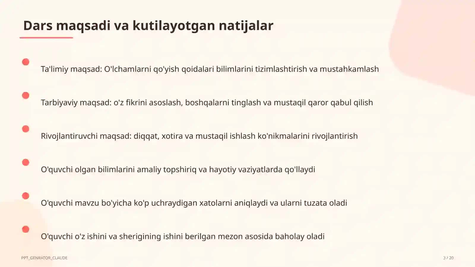 O'lchamlarni qo'yish qoidalari (8-sinf) 3
