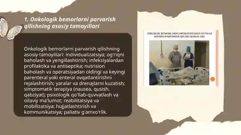 Onkologik bemorlarni parvarish qilish.Xirurgik bemorlarni ovqatlantirish 3