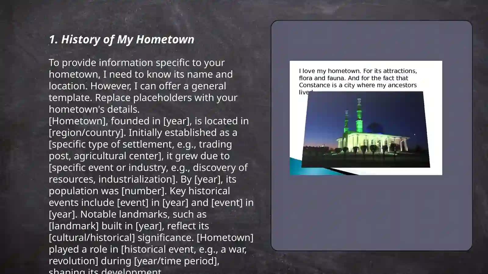 My Hometown Presentation 3