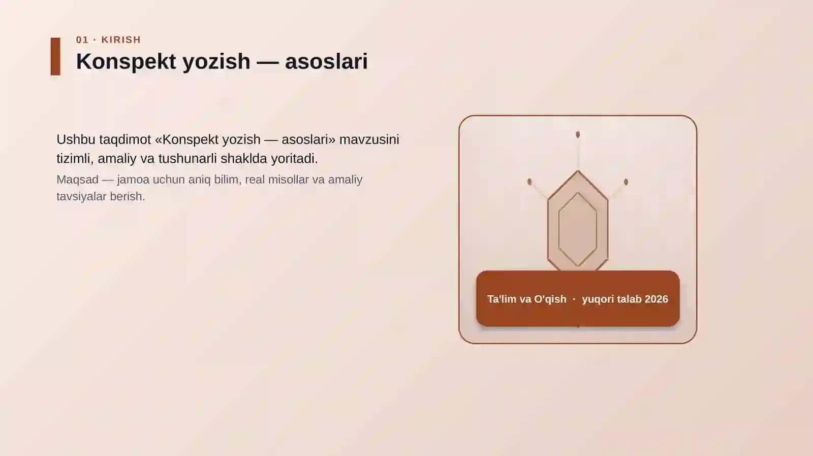 Konspekt yozish — asoslari 3